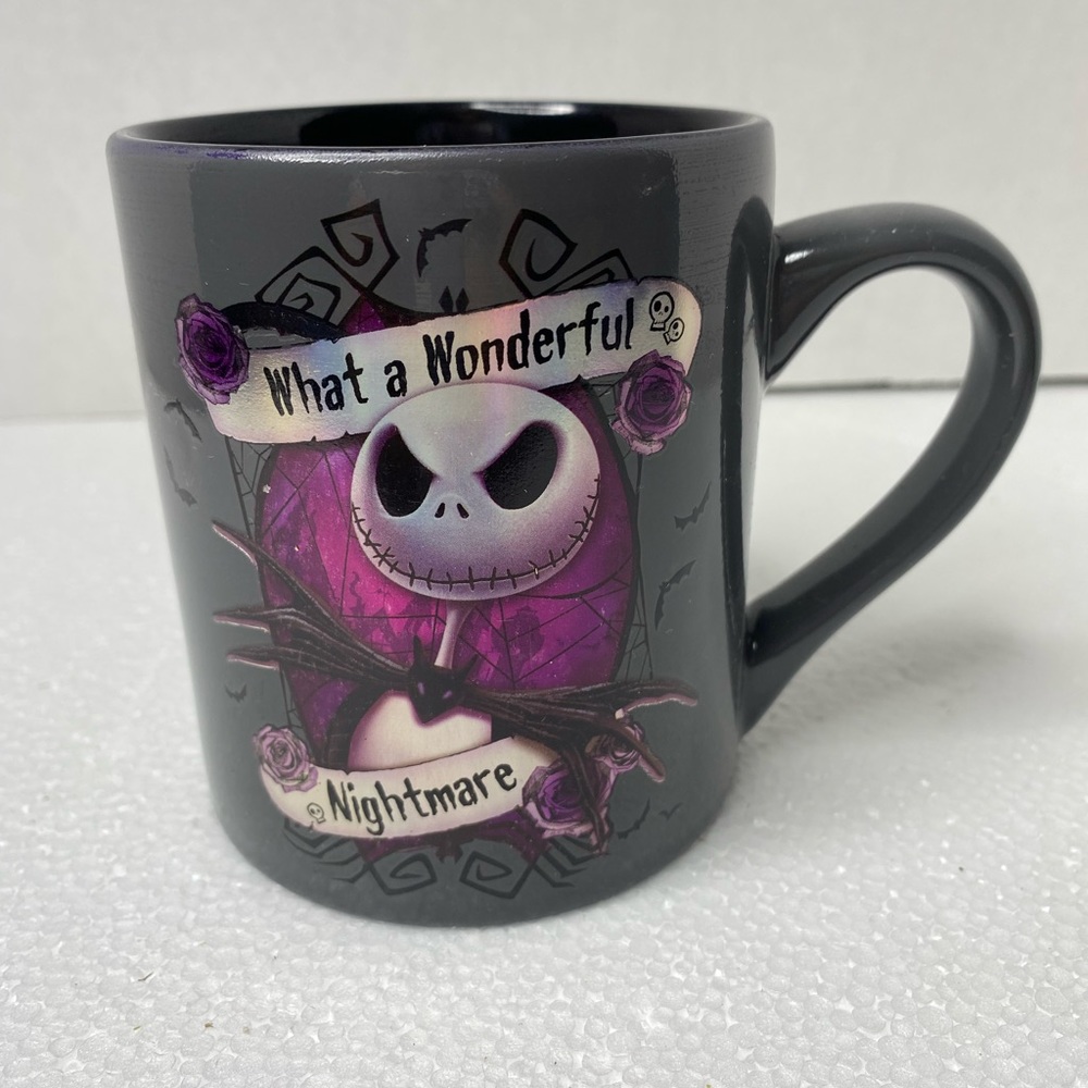 Disney Jack Skellington Nightmare Before Christmas What a Wonderful Coffe Mug